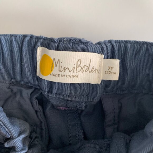 Mini Boden Navy Cargo Pants - Picture 5 of 7